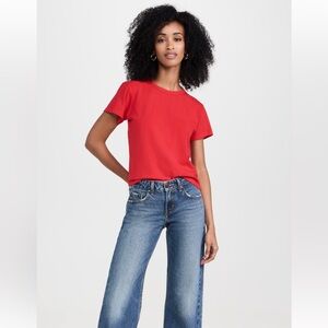 Leset Margo Shirt in Red
